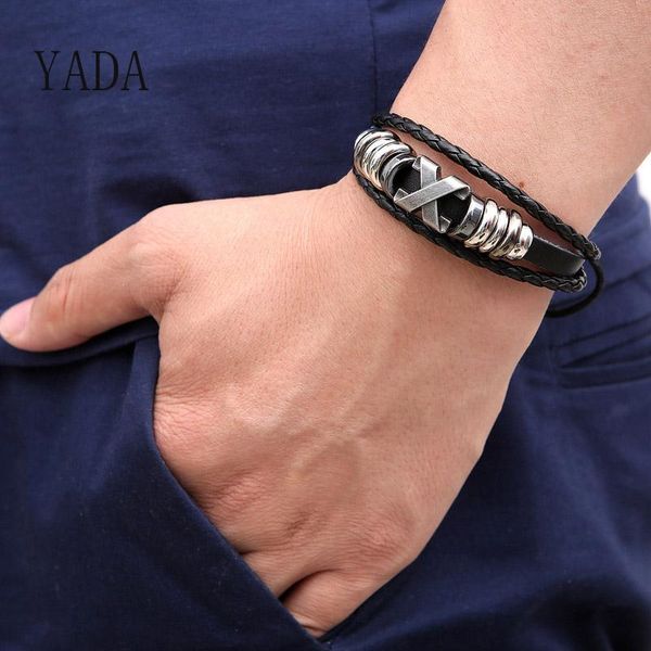 яда подарки ретро сплав x письмо braceletsbangles для мужчин плетеные кожаные браслеты шарма friendship ювелирные изделия браслет bt200076 j, Golden;silver
яда подарки ретро сплав x письмо braceletsbangles для мужчин плетеные кожаные браслеты шарма friendship ювелирные изделия браслет bt200076 j, Golden;silver