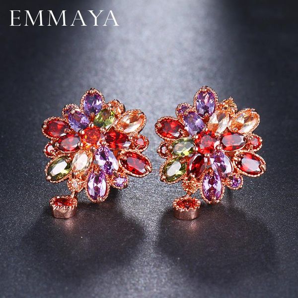 emmaya luxury ear stud earring marquise cz formed brilliant flower stud earrings with zircon stone women birthday gifts, Golden;silver
emmaya luxury ear stud earring marquise cz formed brilliant flower stud earrings with zircon stone women birthday gifts, Golden;silver