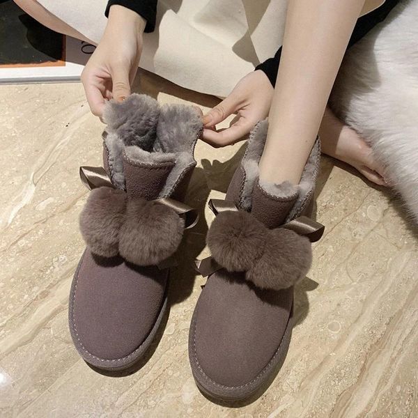 lucyever lovely fur ball warm ankle boots for women winter thick plush platform shoes woman slip on flat snow boots female 2020 #fl1g, Black
lucyever lovely fur ball warm ankle boots for women winter thick plush platform shoes woman slip on flat snow boots female 2020 #fl1g, Black