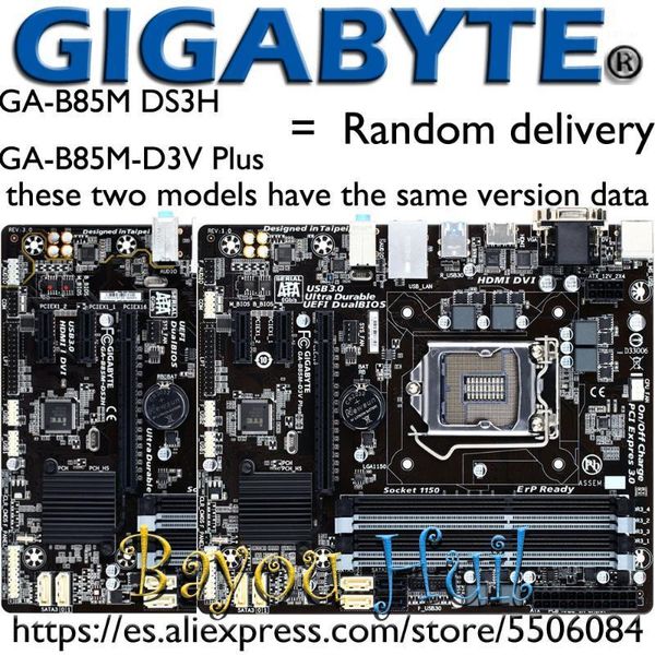 tablet pc motherboards gigabyte ga-b85m ds3h(ga-b85m-d3v plus) lga1150 for intel core/pentium/celeron vga lga-1150 b85 micro-atx deskmot
tablet pc motherboards gigabyte ga-b85m ds3h(ga-b85m-d3v plus) lga1150 for intel core/pentium/celeron vga lga-1150 b85 micro-atx deskmot