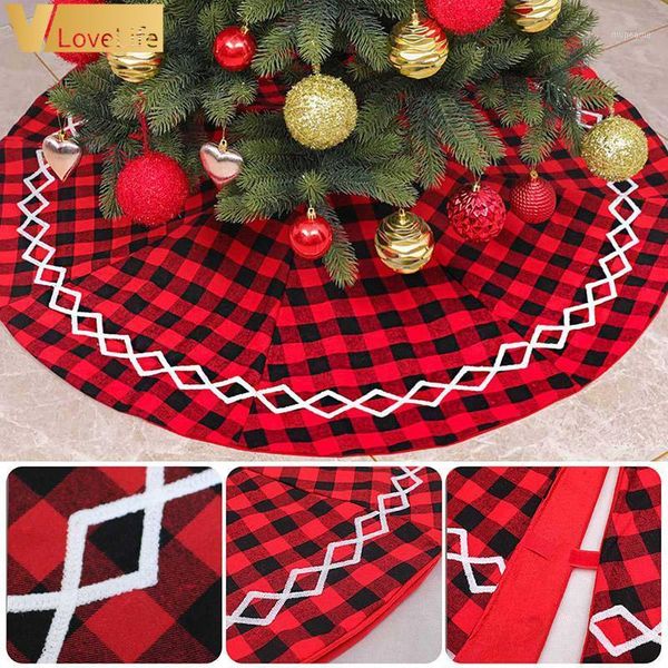 christmas decorations plaid tree skirt red&black color carpet rug base party decoration year falda para arbol de navidad1
christmas decorations plaid tree skirt red&black color carpet rug base party decoration year falda para arbol de navidad1
