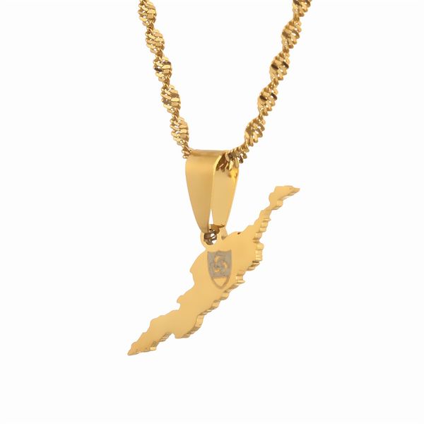 stainless steel anguilla island flag map pendant necklace gold color jewelry, Silver
stainless steel anguilla island flag map pendant necklace gold color jewelry, Silver