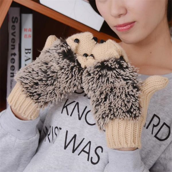 yrrety women winter cartoon glove hedgehog wrist knit mittens thick female cute all-fingers thicken keep warm gloves, Blue;gray
yrrety women winter cartoon glove hedgehog wrist knit mittens thick female cute all-fingers thicken keep warm gloves, Blue;gray