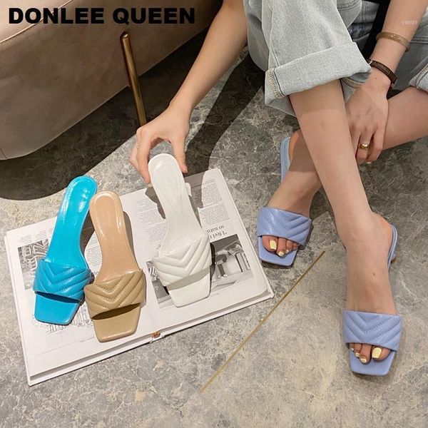 slippers fashion brand women peep toe high heel 5cm sandals slip on slides summer shoe embroidery mule femmes sandales1, Black
slippers fashion brand women peep toe high heel 5cm sandals slip on slides summer shoe embroidery mule femmes sandales1, Black