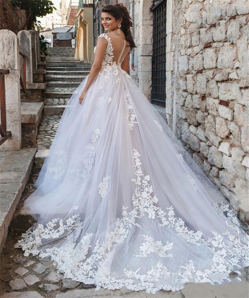charming see through boho wedding dresses lace 2021 a line tulle appliques country bohemian wedding dress sweep train bride boho bridal gown, White
charming see through boho wedding dresses lace 2021 a line tulle appliques country bohemian wedding dress sweep train bride boho bridal gown, White