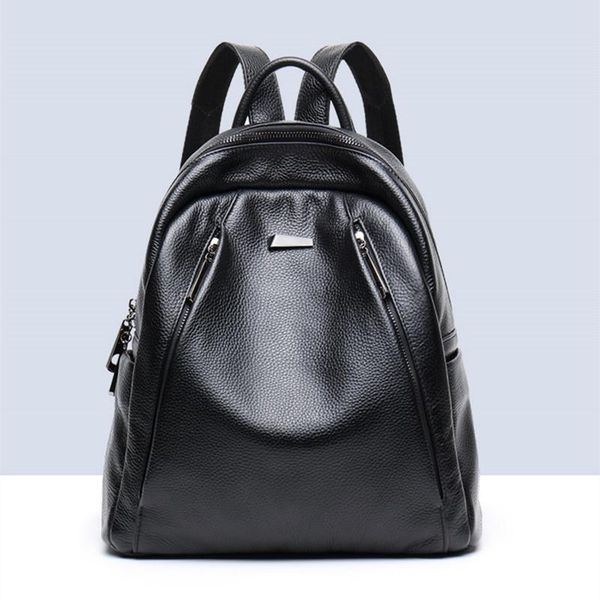 new ladies vertical leather zipper backpack korean portable large-capacity leather backpack
new ladies vertical leather zipper backpack korean portable large-capacity leather backpack