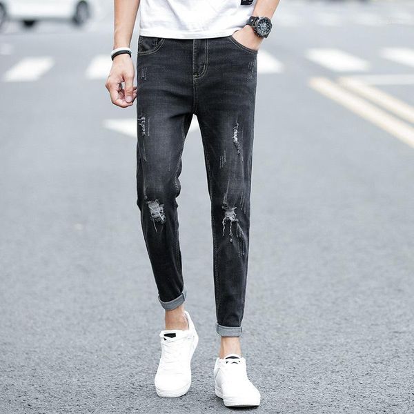2020 autumn new men's jeans pure polyester simple trousers man loose personality wild fashion casual youth popular, Blue
2020 autumn new men's jeans pure polyester simple trousers man loose personality wild fashion casual youth popular, Blue