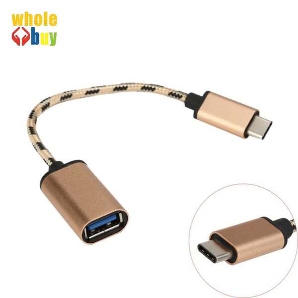 300pcs/lot braided type-c usb 3.1 male to usb 2.0 female adapter otg cable cord type c otg cable adapter wholesale
300pcs/lot braided type-c usb 3.1 male to usb 2.0 female adapter otg cable cord type c otg cable adapter wholesale