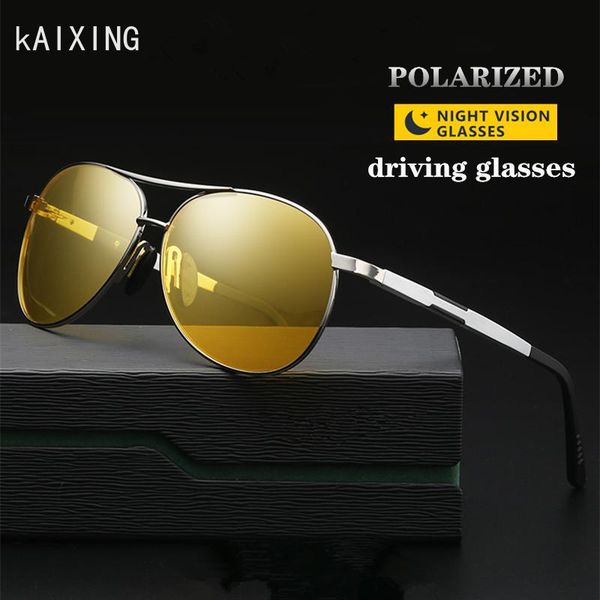 sunglasses kaixing aluminum aviation anti-glare driving men women vintage yellow night vision glasses polarized shade eyewear, White;black
sunglasses kaixing aluminum aviation anti-glare driving men women vintage yellow night vision glasses polarized shade eyewear, White;black