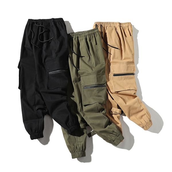 2021 new men's harem new hip hop casual male tatical joggers trousers fashion streetwear side pockets pants pouch 6fdh, Black
2021 new men's harem new hip hop casual male tatical joggers trousers fashion streetwear side pockets pants pouch 6fdh, Black