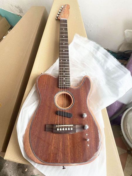 custom shop acoustasonic tele sonic natural wood acoustic electric guitar polyester satin matte finish, spurce dot inlay, chorme hardwa
custom shop acoustasonic tele sonic natural wood acoustic electric guitar polyester satin matte finish, spurce dot inlay, chorme hardwa