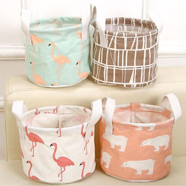 cosmetic basket 1pcs folding stationery container cotton linen deskstorage box round cartoon sundries organizer 14*18cm
cosmetic basket 1pcs folding stationery container cotton linen deskstorage box round cartoon sundries organizer 14*18cm