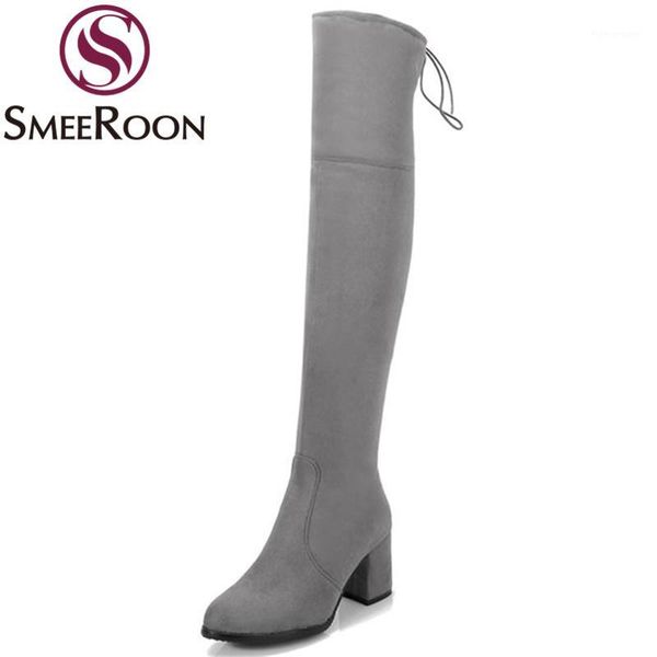 boots smeeroon thigh high woman look slimmer round toe flock over the knee zipper quality winter womens shoes1, Black
boots smeeroon thigh high woman look slimmer round toe flock over the knee zipper quality winter womens shoes1, Black
