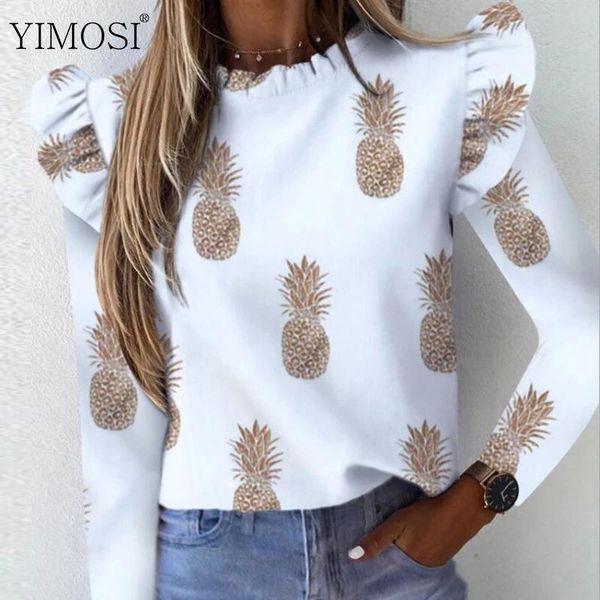women's blouses & shirts women elegant long sleeve ruffles blouse shirt 2021 autumn casual o-neck white vintage print slim office
women's blouses & shirts women elegant long sleeve ruffles blouse shirt 2021 autumn casual o-neck white vintage print slim office