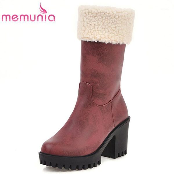 boots memunia 2021 winter women high heels platform shoes fashion warm zip round toe ankle for big size 431, Black
boots memunia 2021 winter women high heels platform shoes fashion warm zip round toe ankle for big size 431, Black