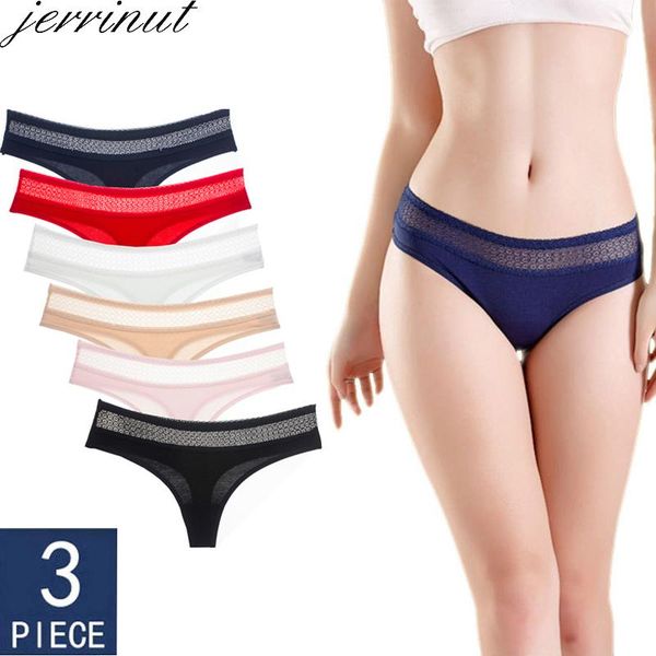 jerrinut 3pcs panties briefs underwear women thong string lace seamless panties cotton low waist female thong, Black;pink
jerrinut 3pcs panties briefs underwear women thong string lace seamless panties cotton low waist female thong, Black;pink