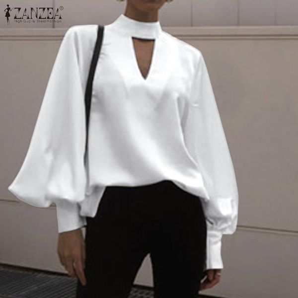 zanzea spring long puff sleeve blouse stylish women solid shirt elegant ladies hollow out tunic blusas femininas chemise, White
zanzea spring long puff sleeve blouse stylish women solid shirt elegant ladies hollow out tunic blusas femininas chemise, White