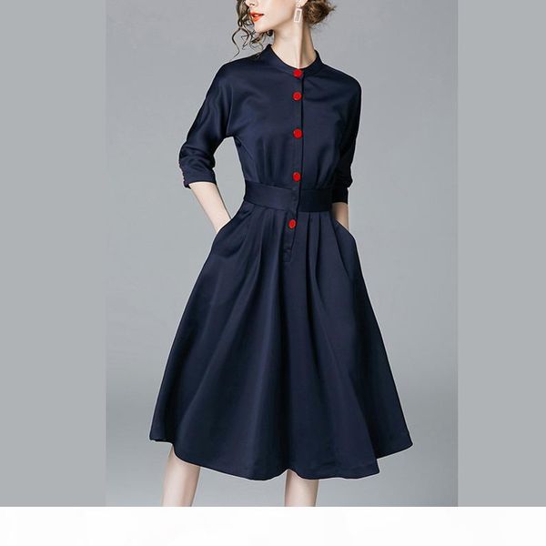 new casual dresses for womens vestido office ladies shirt dress party long plus size women clothing waist african dresses woman clothes, Black;gray
new casual dresses for womens vestido office ladies shirt dress party long plus size women clothing waist african dresses woman clothes, Black;gray