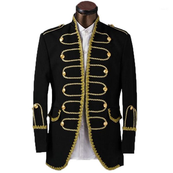 men double-breasted england style long slim fit blazer design wedding groom suit black jacket mens stage wear singer costume1, White;black
men double-breasted england style long slim fit blazer design wedding groom suit black jacket mens stage wear singer costume1, White;black