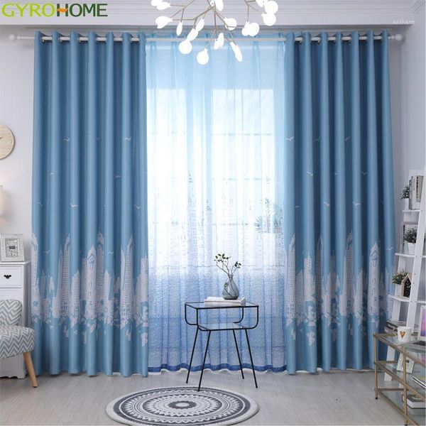 modern simple cartoon city castle tower curtains bedroom for baby room tulle window drapes1
modern simple cartoon city castle tower curtains bedroom for baby room tulle window drapes1