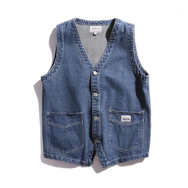 nice autumn fashion mens vintage denim vest cotton washed casual slim fit vest cowboy retro denim sleeveless jacket1, Black;white
nice autumn fashion mens vintage denim vest cotton washed casual slim fit vest cowboy retro denim sleeveless jacket1, Black;white