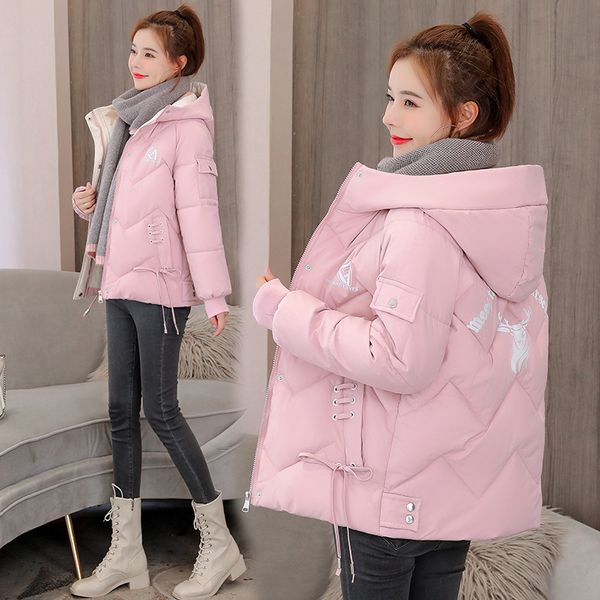 women's short cotton-padded jacket 2020 winter warm jacket loose and thick women's slim-fitting cotton-padded jacket korean studx1, Black;brown
women's short cotton-padded jacket 2020 winter warm jacket loose and thick women's slim-fitting cotton-padded jacket korean studx1, Black;brown