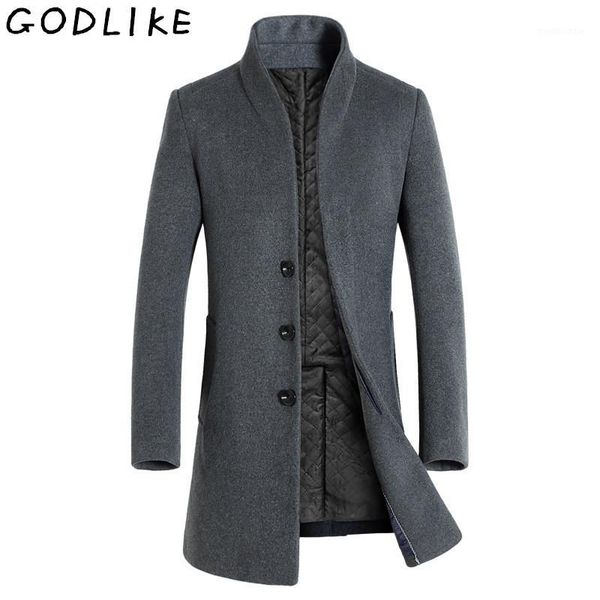 2019 winter men's wool coat slim fit men middle long coats and jackets solid color men's wool coat jackets outerwear trench1, Black
2019 winter men's wool coat slim fit men middle long coats and jackets solid color men's wool coat jackets outerwear trench1, Black