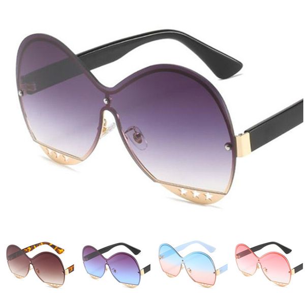 fashion women rimless sunglasses siamese sun glasses star design adumbral anti-uv spectacles oversize lens eyeglasses ornamenta a, White;black
fashion women rimless sunglasses siamese sun glasses star design adumbral anti-uv spectacles oversize lens eyeglasses ornamenta a, White;black