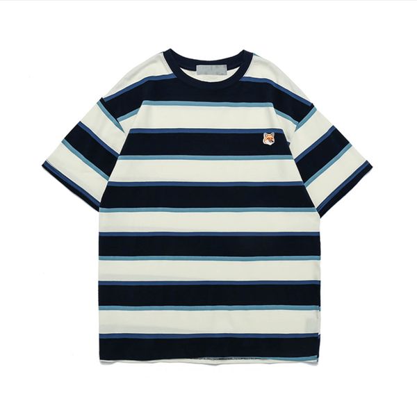 men's tees & polos luxury brand maison fox emb stripe cotton jersey t-shirt male short sleeve street fashion loose hip-hop casual tee, White;black
men's tees & polos luxury brand maison fox emb stripe cotton jersey t-shirt male short sleeve street fashion loose hip-hop casual tee, White;black