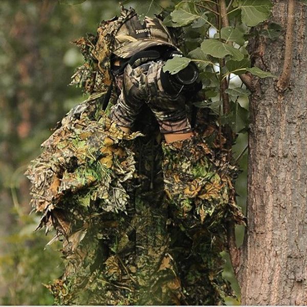 hunting sets ghillie suit 3d camo bionic leaf camouflage jungle woodland birdwatching poncho manteau clothing durable1
hunting sets ghillie suit 3d camo bionic leaf camouflage jungle woodland birdwatching poncho manteau clothing durable1