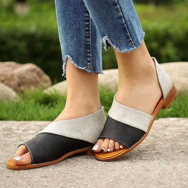 women sandals fashion summer sandals casual peep toe pointed flat fish mouth breathable shoes summer 2020 new, Black
women sandals fashion summer sandals casual peep toe pointed flat fish mouth breathable shoes summer 2020 new, Black