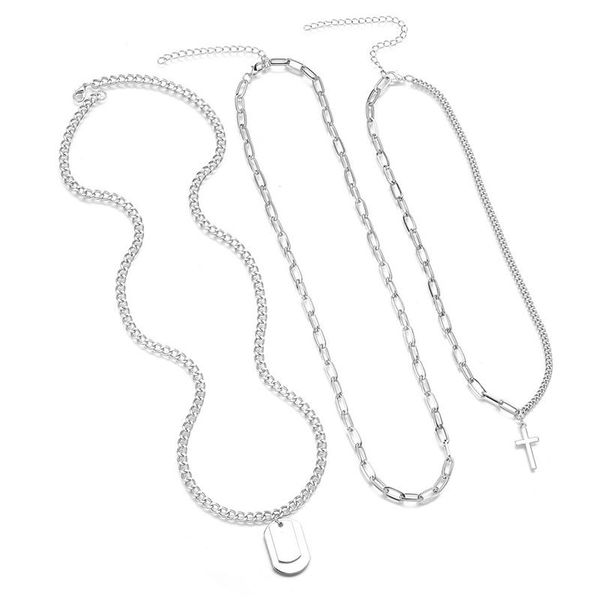 hip hop несколько слоев цепи presentsnecklace для женщин choker цепи креста ожерелье заявление bijoux femme ожерелье se200012 sqcnxh, Silver
hip hop несколько слоев цепи presentsnecklace для женщин choker цепи креста ожерелье заявление bijoux femme ожерелье se200012 sqcnxh, Silver