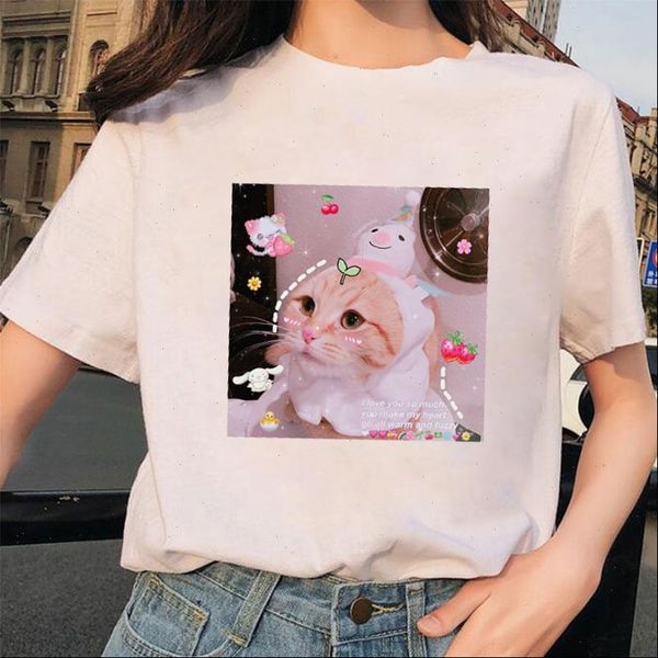love cat t shirt women casual funny cartoon print tshirt harajuku kawaii fashion t shirt summer short sleeve tees female, White
love cat t shirt women casual funny cartoon print tshirt harajuku kawaii fashion t shirt summer short sleeve tees female, White