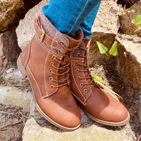 2020 new winter boots women ankle boots warm short plush woman shoes flats lace up buckle snow botas de mujer, Black
2020 new winter boots women ankle boots warm short plush woman shoes flats lace up buckle snow botas de mujer, Black