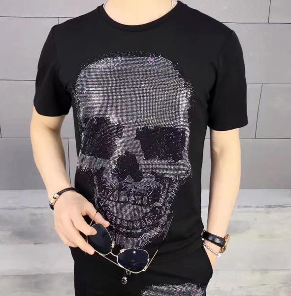 2021 new england style tshirt man diamond short sleeve t-shirt men's fashion summer rhinestone design bottom t shirts 8te4, White;black
2021 new england style tshirt man diamond short sleeve t-shirt men's fashion summer rhinestone design bottom t shirts 8te4, White;black