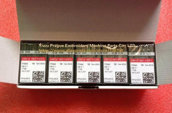 500 needles genuine groz beckert db x 1 sewing needle dbx1 1738 dbx257 16x231 287 wh sewing machine spare parts store 7367501, Black
500 needles genuine groz beckert db x 1 sewing needle dbx1 1738 dbx257 16x231 287 wh sewing machine spare parts store 7367501, Black