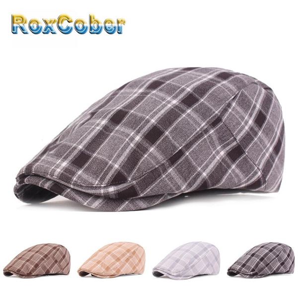 berets roxcober plaid vintage cotton sboy caps fall spring gatsby hats ivy golf driving sun flat cap gorra, Blue;gray
berets roxcober plaid vintage cotton sboy caps fall spring gatsby hats ivy golf driving sun flat cap gorra, Blue;gray