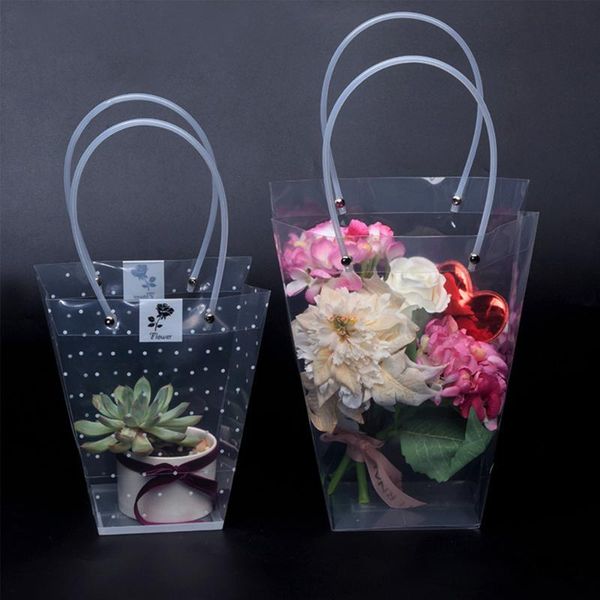 gift wrap 10pcs/set flower box plastic clear bag transparent christmas bags with handles florist packaging wedding decoration
gift wrap 10pcs/set flower box plastic clear bag transparent christmas bags with handles florist packaging wedding decoration