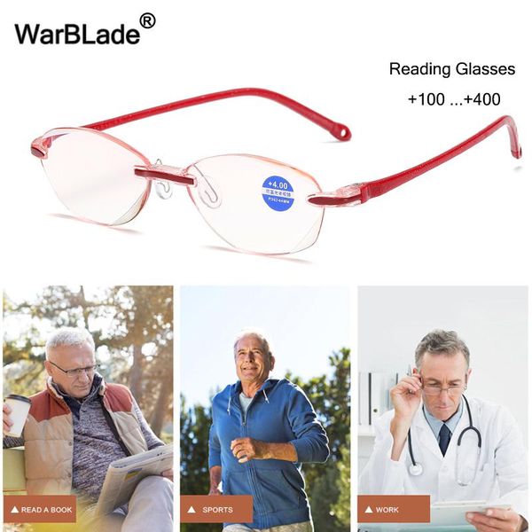 sunglasses warblade presbyopic eyeglasses comfy rimless ultra light reading glasses for women man +1.0 +1.5 +2.0 +2.5 +3.0 +3.5+4.0, White;black
sunglasses warblade presbyopic eyeglasses comfy rimless ultra light reading glasses for women man +1.0 +1.5 +2.0 +2.5 +3.0 +3.5+4.0, White;black