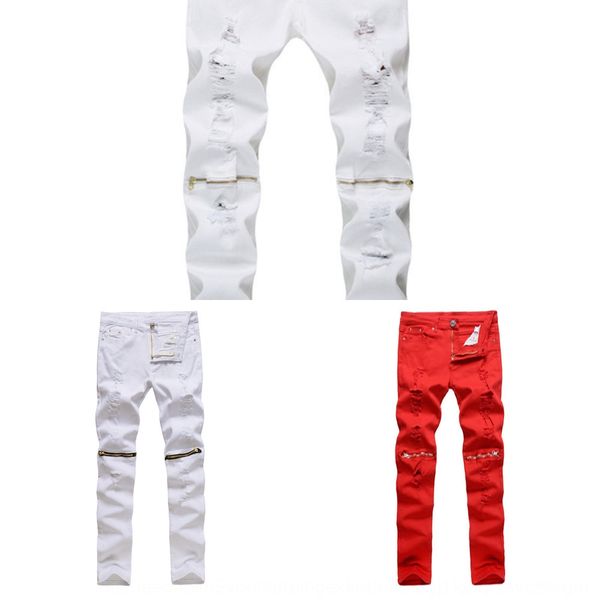 trendy men's slim personalized knee zipper hole pure white stretch mid-waist jeans and jeanszipper jeans long uoixb, Blue
trendy men's slim personalized knee zipper hole pure white stretch mid-waist jeans and jeanszipper jeans long uoixb, Blue