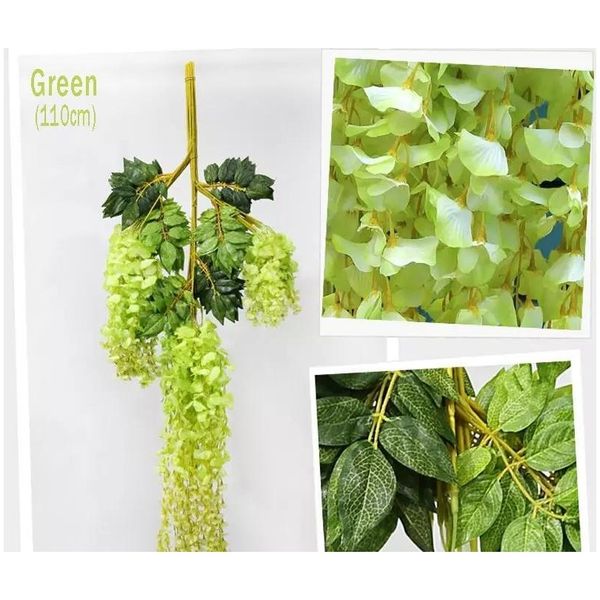 110cm wisteria wedding decor 6 colors artificial decorative flowers garlands for party wedding home f jllxbe mx_home
110cm wisteria wedding decor 6 colors artificial decorative flowers garlands for party wedding home f jllxbe mx_home