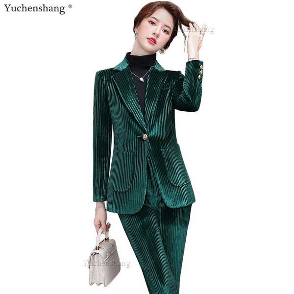 высокого качество женщина нашивка velvet pant костюм зеленый вино черный синий blazer куртка пальто и широкие ноги брюки 2 piece set, White
высокого качество женщина нашивка velvet pant костюм зеленый вино черный синий blazer куртка пальто и широкие ноги брюки 2 piece set, White
