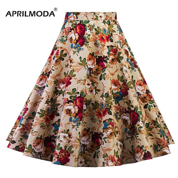 women midi pleated skirts vintage 50s 60s flower printed summer skirts ball gown high waist audrey hepburn swing skirts y200326, Black
women midi pleated skirts vintage 50s 60s flower printed summer skirts ball gown high waist audrey hepburn swing skirts y200326, Black