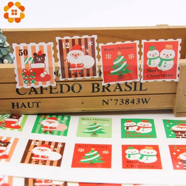party favor 60pcs/80pcs cute santa claus paper gift tags merry christmas stickers favors diy biscuit gifts decoration
party favor 60pcs/80pcs cute santa claus paper gift tags merry christmas stickers favors diy biscuit gifts decoration