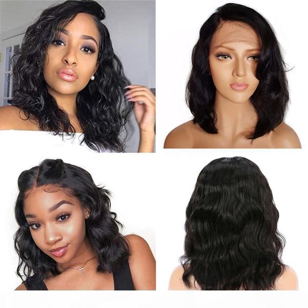9a pre plucked full lace bob wig with baby hair body wave brazilian virgin short lace front human hair wigs for black women, Black;brown
9a pre plucked full lace bob wig with baby hair body wave brazilian virgin short lace front human hair wigs for black women, Black;brown