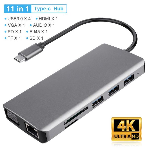 11 in 1 usb c hub portable type c to multi usb 3.0 hub hdmi adapter dock for pro air usb-c 3.0 splitter port type
11 in 1 usb c hub portable type c to multi usb 3.0 hub hdmi adapter dock for pro air usb-c 3.0 splitter port type