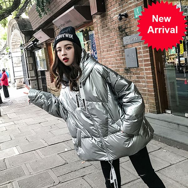 glossy 2020 bright down women's hooded coat zip large size loose winter warm thick parka women jacket, Black
glossy 2020 bright down women's hooded coat zip large size loose winter warm thick parka women jacket, Black
