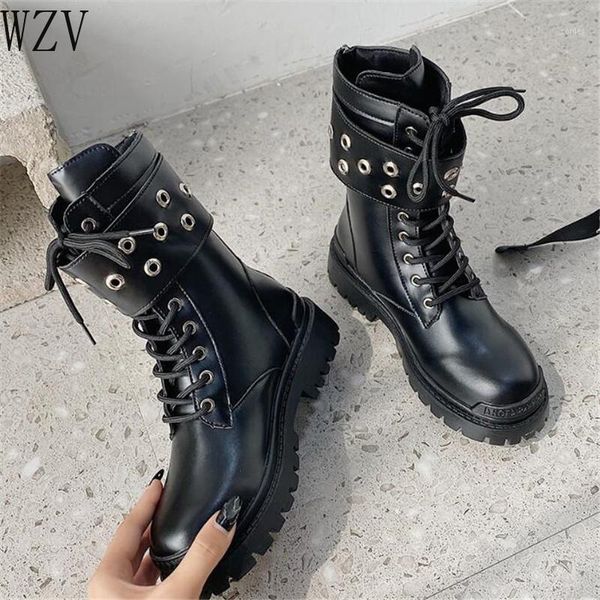 boots 2021 chunky fashion punk women ankle female sole pouch botas mujer h8421, Black
boots 2021 chunky fashion punk women ankle female sole pouch botas mujer h8421, Black