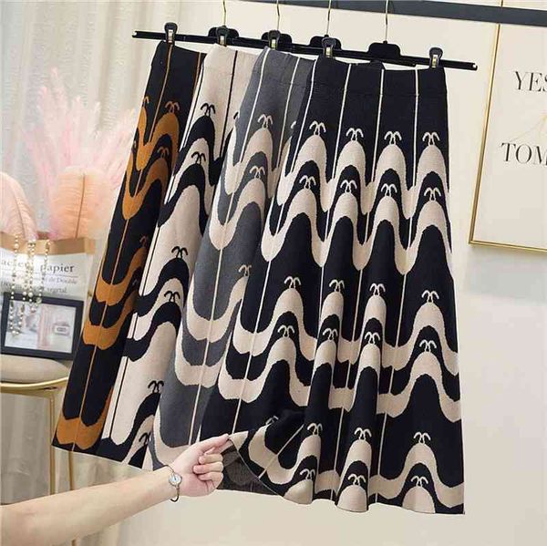 knitted skirt female autumn winter high waist umbrella skirt ladies casual vintage printing loose thick warm skirts for women, Black
knitted skirt female autumn winter high waist umbrella skirt ladies casual vintage printing loose thick warm skirts for women, Black
