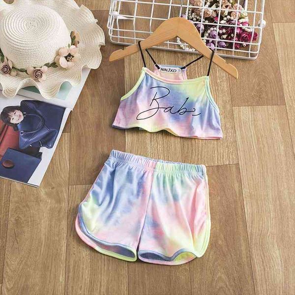 summer fashion kids clothes set rainbow vest shirt cotton short pants 2pcs outfits toddler girls clothes size 2-6 years, White
summer fashion kids clothes set rainbow vest shirt cotton short pants 2pcs outfits toddler girls clothes size 2-6 years, White